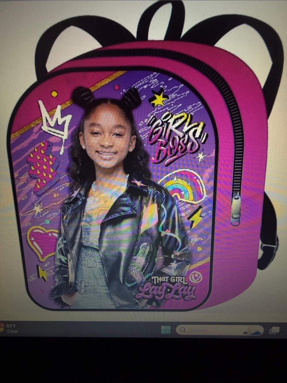 Pink Girls' Boss Kids Backpack